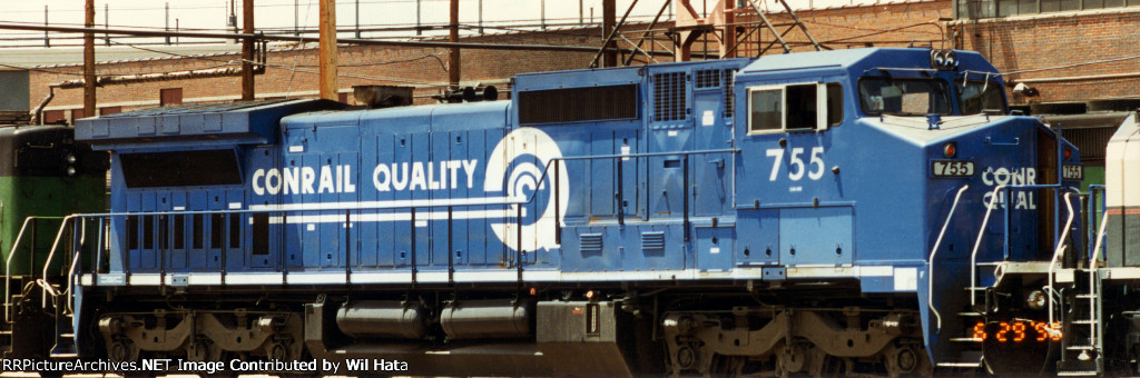 Conrail C40-8W 755